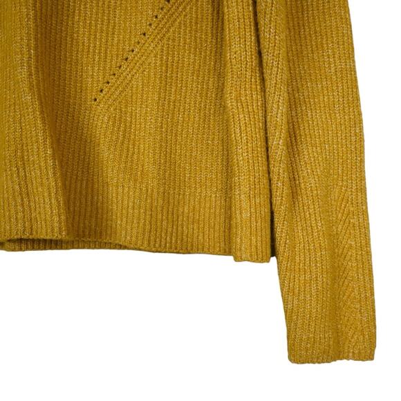 Banana Republic Womens M Autumn Yellow Gold Pullover Knit Sweater - Picture 5 of 8